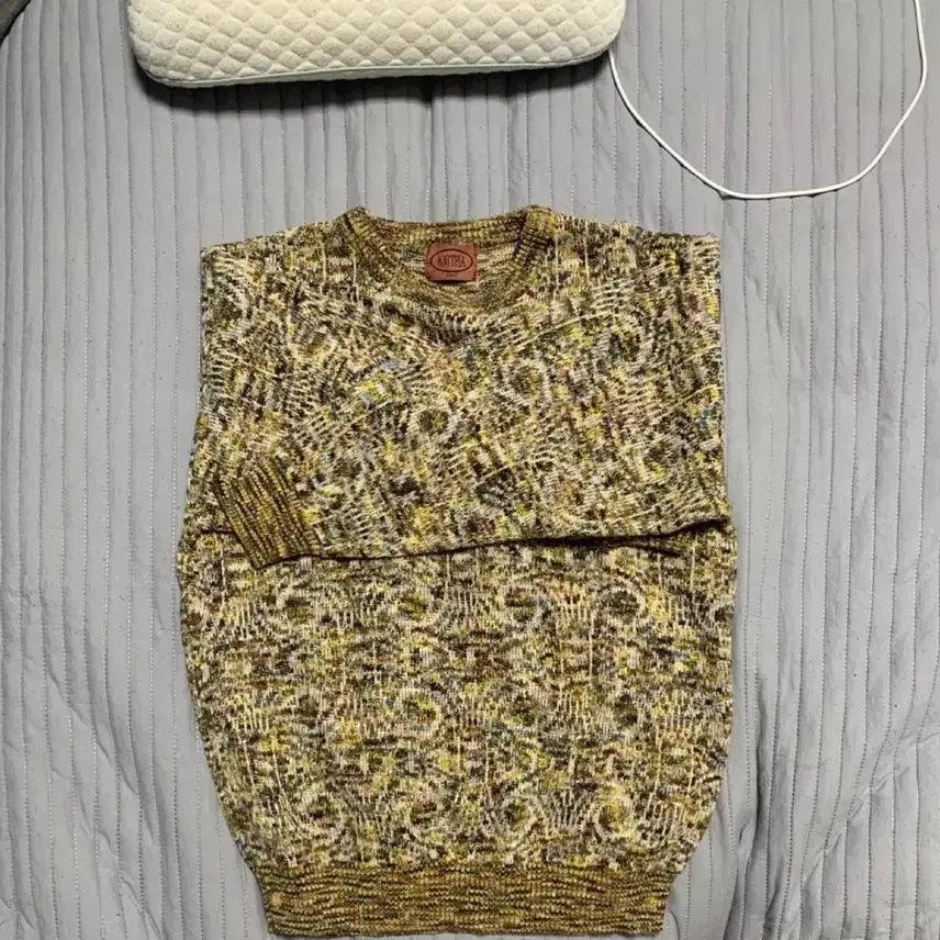 [BUNJANG] Nittopia Italian Ethnic Pattern Knit Sweater / 니트피아 이태리 에스닉패턴 m-l