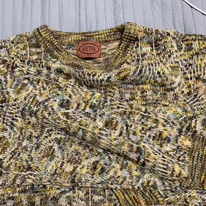 [BUNJANG] Nittopia Italian Ethnic Pattern Knit Sweater / 니트피아 이태리 에스닉패턴 m-l
