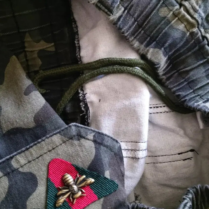 [BUNJANG] Gucci Camo Cargo Jogger Pants / MA-1  구찌벌  카모카고 조거팬츠