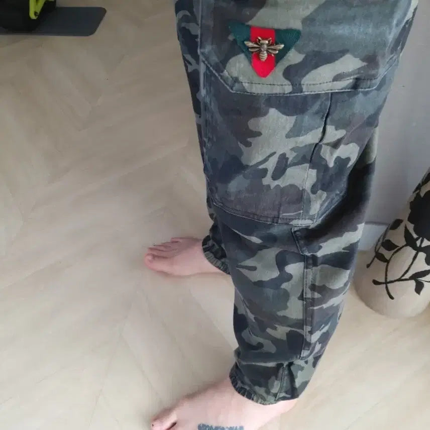[BUNJANG] Gucci Camo Cargo Jogger Pants / MA-1  구찌벌  카모카고 조거팬츠