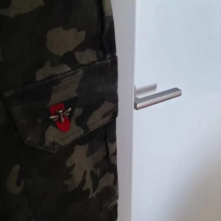 [BUNJANG] Gucci Camo Cargo Jogger Pants / MA-1  구찌벌  카모카고 조거팬츠