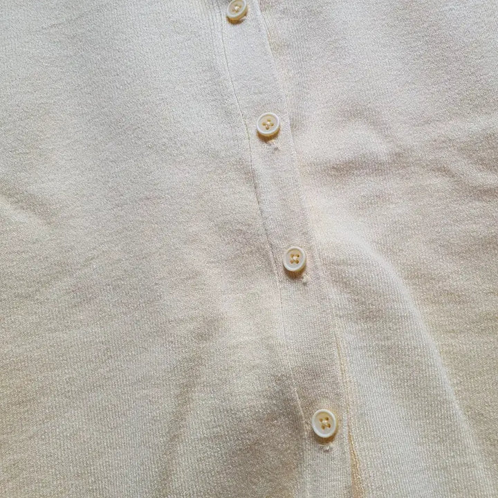 [BUNJANG] Spao Basic Cardigan - Light Yellow (M) / 스파오 베이직 가디건 M사이즈 새상품