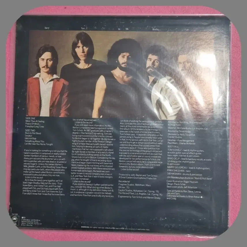 [BUNJANG] Boston Boston LP Vinyl Record / 보스턴 Boston LP 미국초판 NM/M