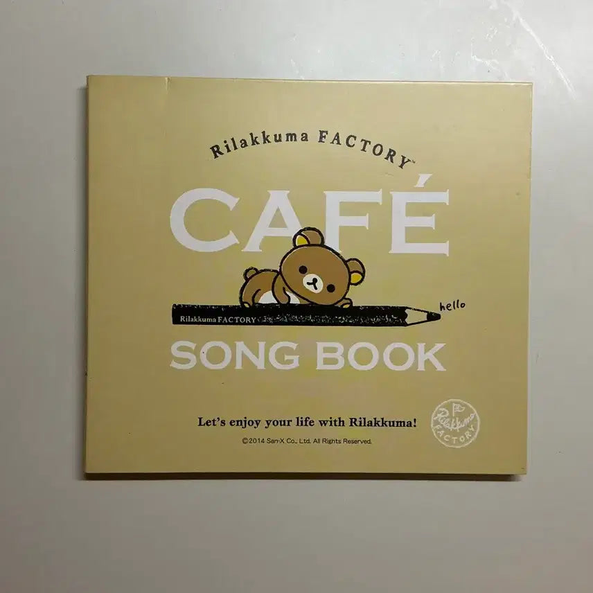 [BUNJANG] Rilakkuma Cafe Song Book CD Album / 리락쿠마 카페 cd 앨범