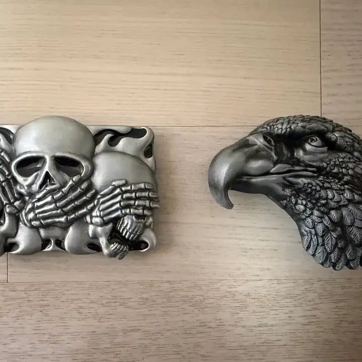 [SOLD OUT] 해골 &amp; 독수리 벨트 버클 2개 판매합니다