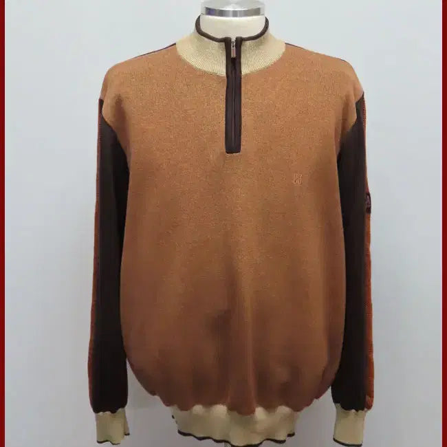 [BUNJANG] Daks Brown Windproof Knit Sweater / 닥스/밤색 방풍니트/95사이즈/따봉구제(D-1)
