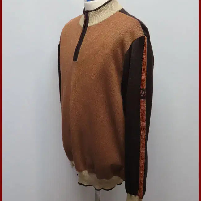 [BUNJANG] Daks Brown Windproof Knit Sweater / 닥스/밤색 방풍니트/95사이즈/따봉구제(D-1)