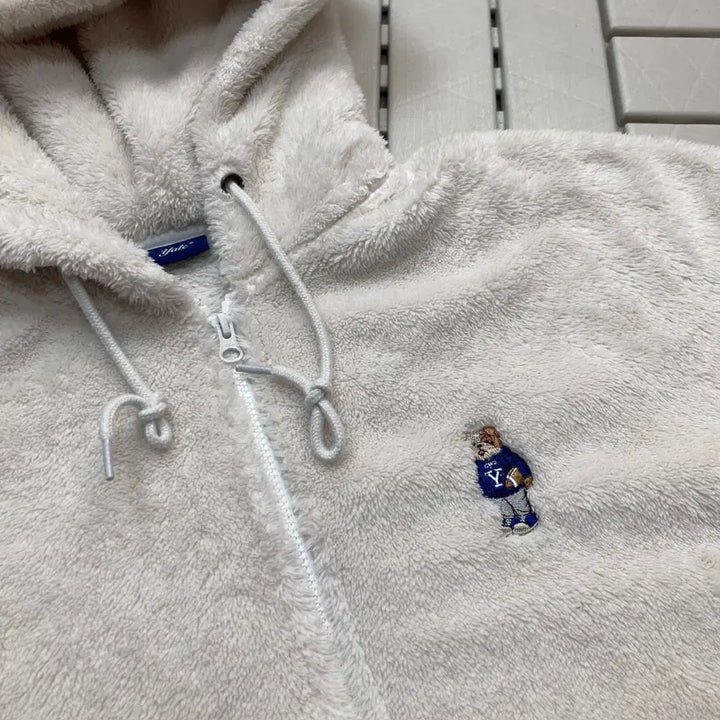 [BUNJANG] Yale Fleece Hooded Zip-up Jacket / [L]예일 후리스 후드집업 0316