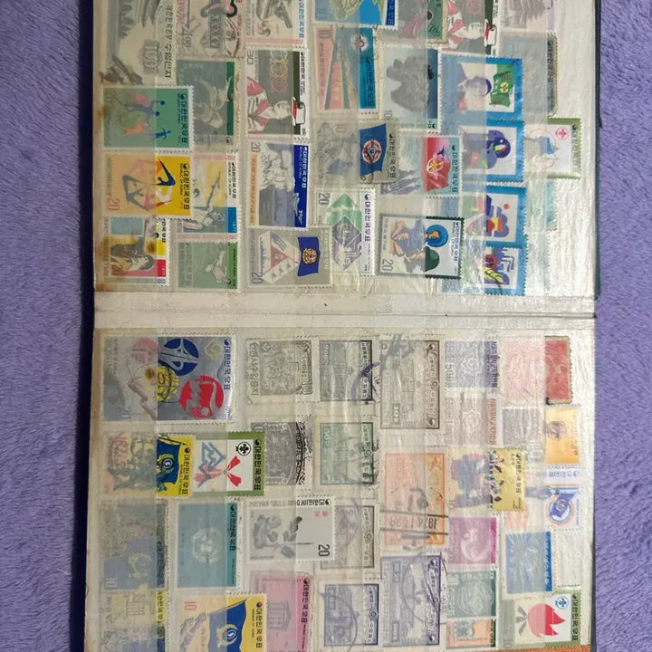 [BUNJANG] Korean Traditional Beauty &amp; Commemorative Stamp Collection Album / 7080 한국 전통 미 &amp; 기념 우표 희귀 컬렉션 앨범팝니다