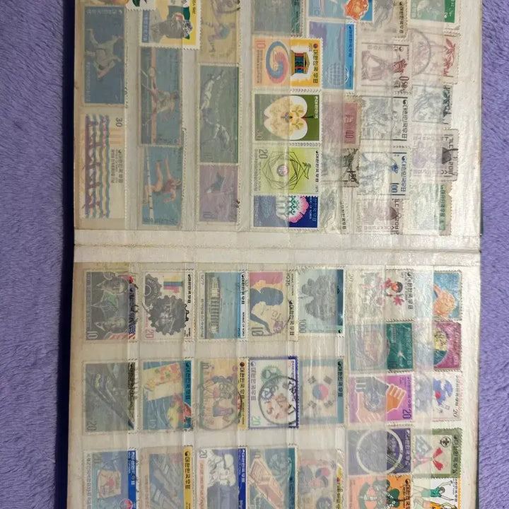 [BUNJANG] Korean Traditional Beauty &amp; Commemorative Stamp Collection Album / 7080 한국 전통 미 &amp; 기념 우표 희귀 컬렉션 앨범팝니다