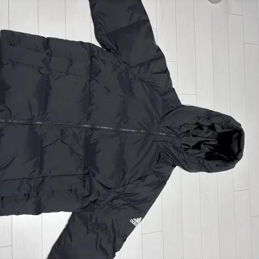 [BUNJANG] Adidas Hooded Padded Jacket / 아디다스 후드 패딩 블랙