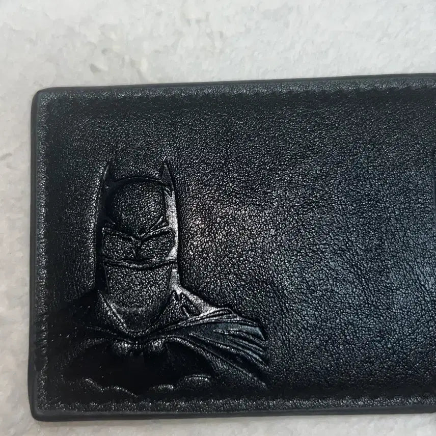 [BUNJANG] Batman Card Wallet Leather / 베트맨 카드지갑 블랙 레더