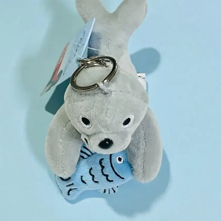 [BUNJANG] Pingu Robbie Seal Plush Keyring / 정품) 핑구 로비 물개 인형 키링