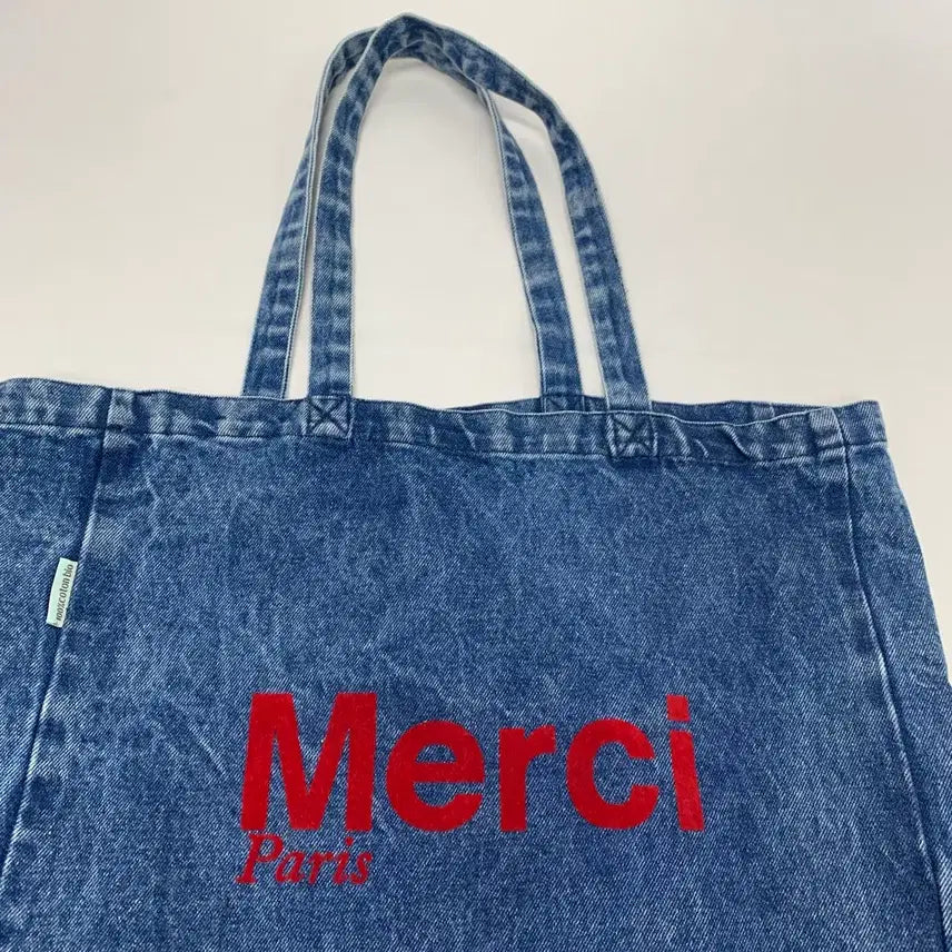 [SOLD OUT] 프랑스 메르시 Merci 데님 에코백 라지