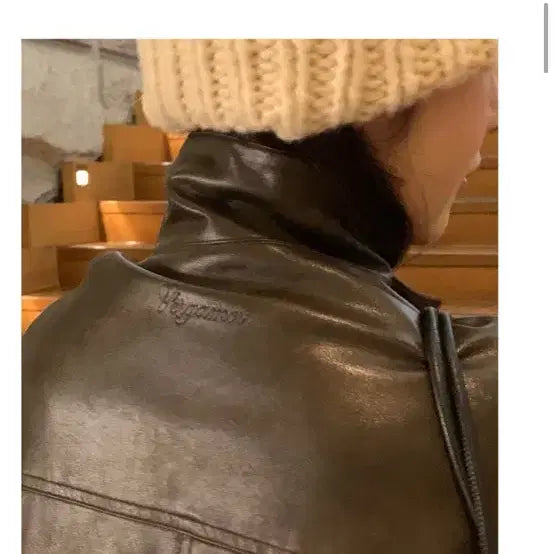 [BUNJANG] Bergamot Leather Jacket / 베르가못 레더자켓