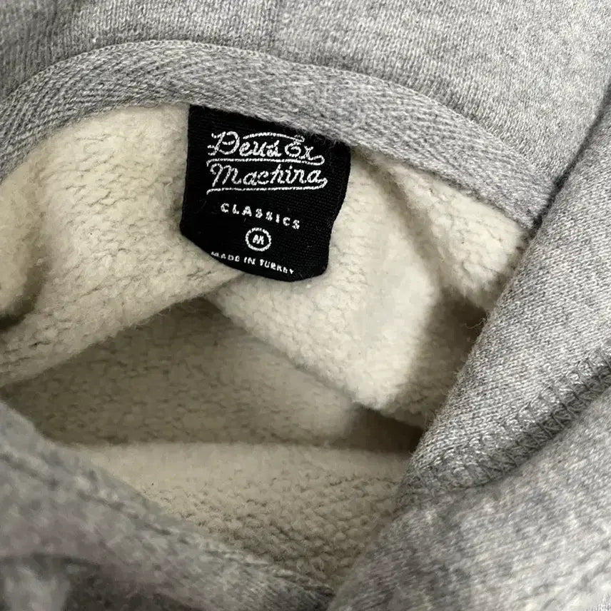 [BUNJANG] Deus Ex Machina Hooded Gray Sweatshirt / 데우스엑스마키나 후드 그레이 M (오버핏L)