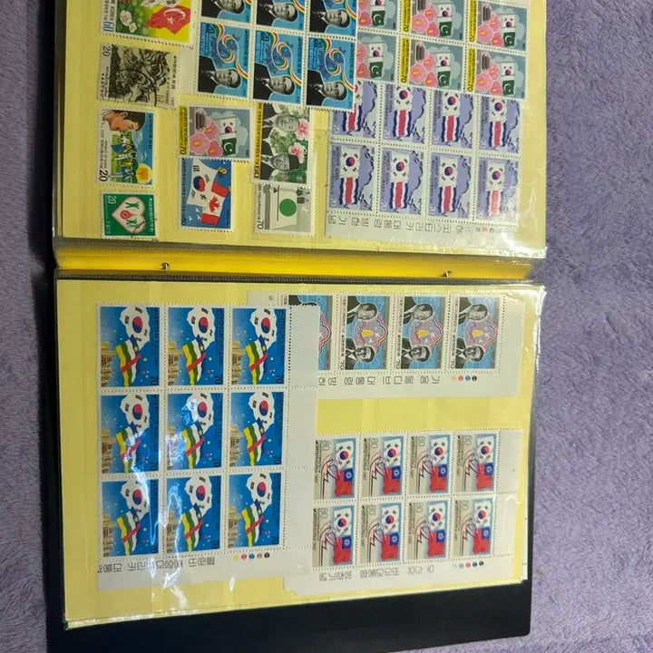 [BUNJANG] Presidential Inauguration and Diplomatic Commemoration Stamp Album Set / 대통령 취임 및 외교 기념우표 전지 앨범 일괄판매합니다