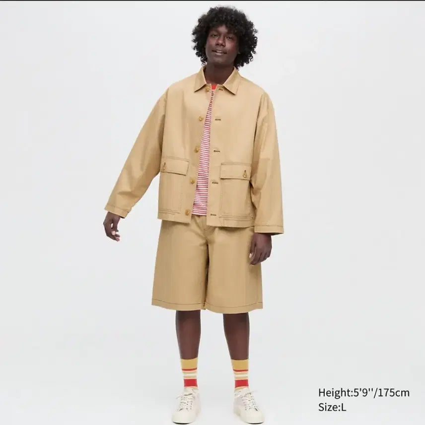 [BUNJANG] Uniqlo Maruni Oversized Utility Jacket Set / 유니클로 마르니 오버사이즈 유틸리티 재킷XL 셋업