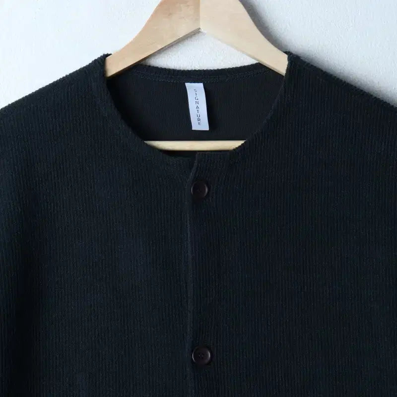 [BUNJANG] Signature Knit Cardigan Ribbed Green / (L-XL) 시그니처 니트 가디건 골지 그린 놈코어-177BD