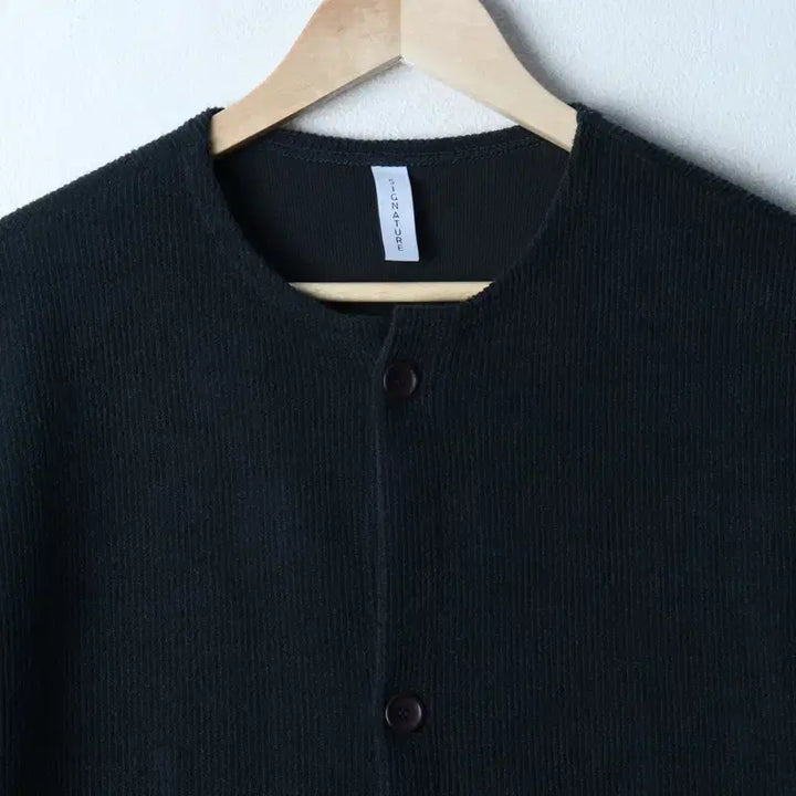 [BUNJANG] Signature Knit Cardigan Ribbed Green / (L-XL) 시그니처 니트 가디건 골지 그린 놈코어-177BD