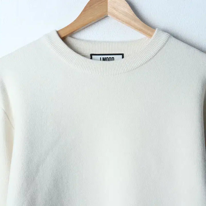 [BUNJANG] Elmood Wool Knit Sweater / (S) 엘무드 니트 아이보리 무지 울-177BE