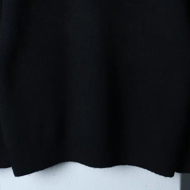 [BUNJANG] Zara Knit Solid Black Wool Sweater / (M-XL) 자라 니트 무지 블랙 울-177BF