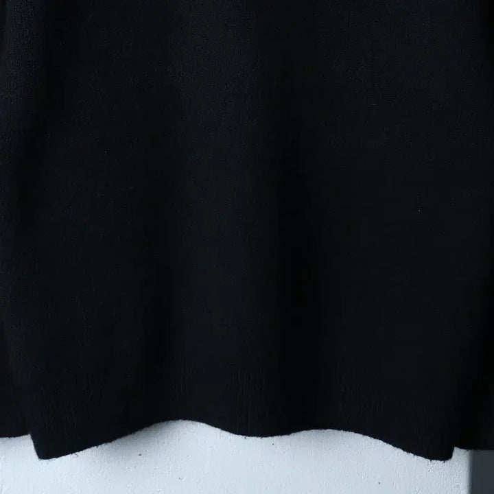 [BUNJANG] Zara Knit Solid Black Wool Sweater / (M-XL) 자라 니트 무지 블랙 울-177BF