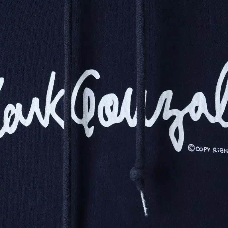 [BUNJANG] Mark Gonzales Hoodie Navy XL-2XL / (XL-2XL) 마크곤잘레스 후드티셔츠 빅사이즈 네이비-177C3