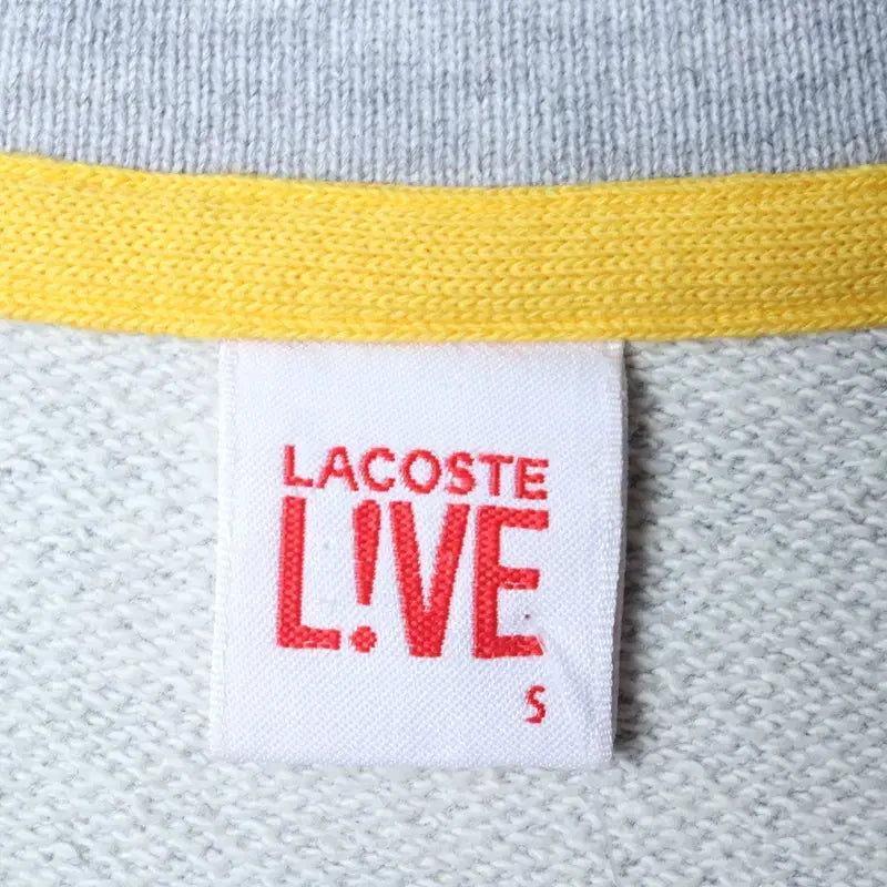 [BUNJANG] Lacoste Gray Sweat Dress / W(S) 라코스테 드레스 원피스 반팔 스웻 그레이 올드스쿨-177D1