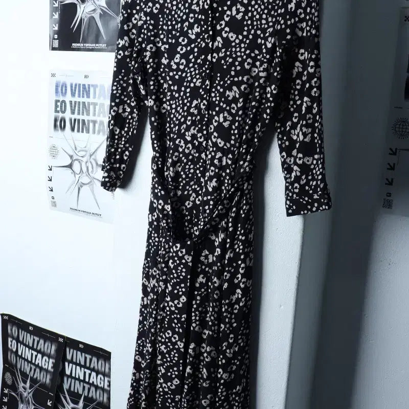 [BUNJANG] ZARA Leopard Print Dress (XS-S) / W(XS-S) 자라 드레스 원피스 레오파드 패턴 블랙-177D3