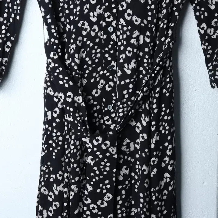 [BUNJANG] ZARA Leopard Print Dress (XS-S) / W(XS-S) 자라 드레스 원피스 레오파드 패턴 블랙-177D3