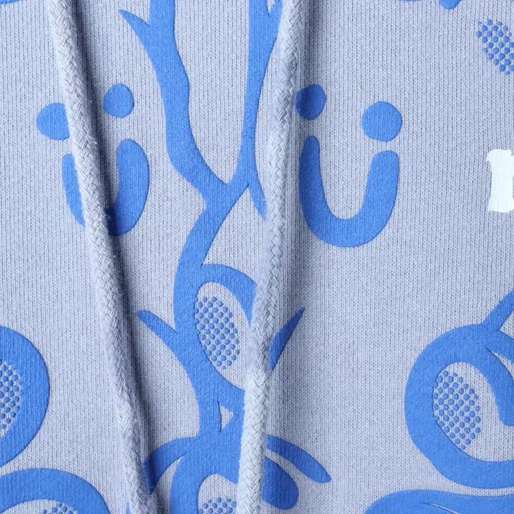[BUNJANG] Nice Ghost Club Hoodie Light Blue Jelly Bear / (L-XL) 나이스고스트클럽 후드티셔츠 끈이염 연블루 젤리곰-177EB