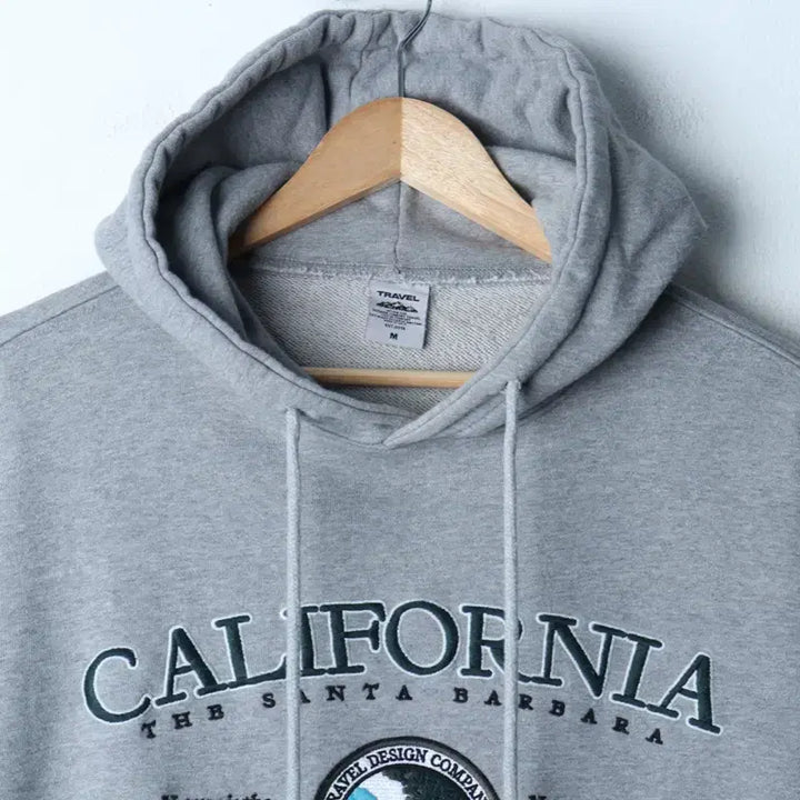 [BUNJANG] 177F2 Big Logo Gray Hoodie / (M-L) 트레블 후드티셔츠 빅로고 그레이 올드스쿨-177F2