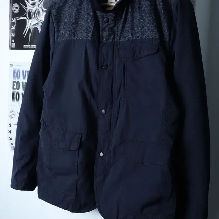 [BUNJANG] Kolon Sport Zip-Up Windbreaker Jacket Navy / (M-L) 코오롱스포츠 집업 바람막이 점퍼자켓 네이비 경량-177F5