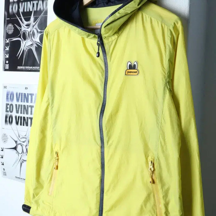 [BUNJANG] Pancoat Lightweight Nylon Zip-Up Jacket / (M) 팬콧 집업 바람막이 점퍼자켓 풀집업 연그린 경량 나일론-177F9