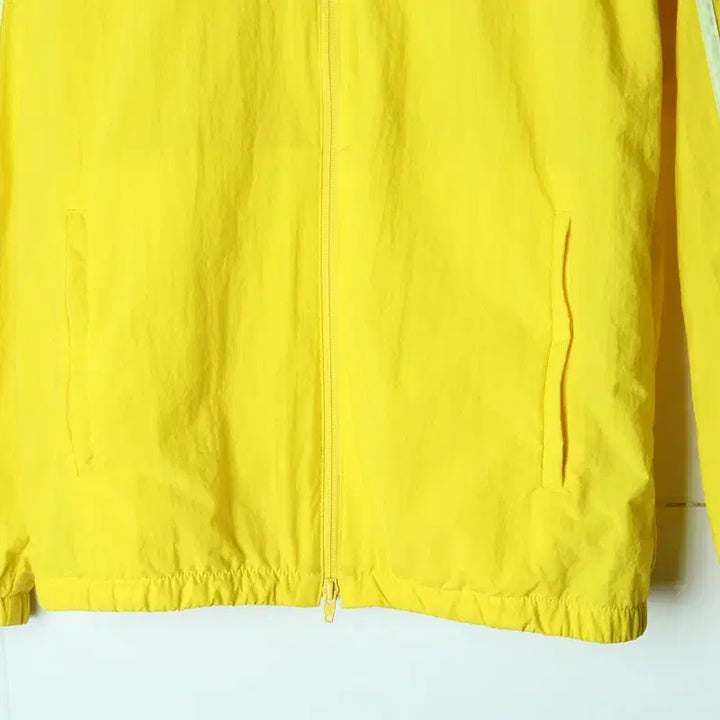 [BUNJANG] Adidas Windbreaker Jacket / (M-L) 아디다스 집업 바람막이 점퍼자켓 노랑 삼선 불꽃-1775C