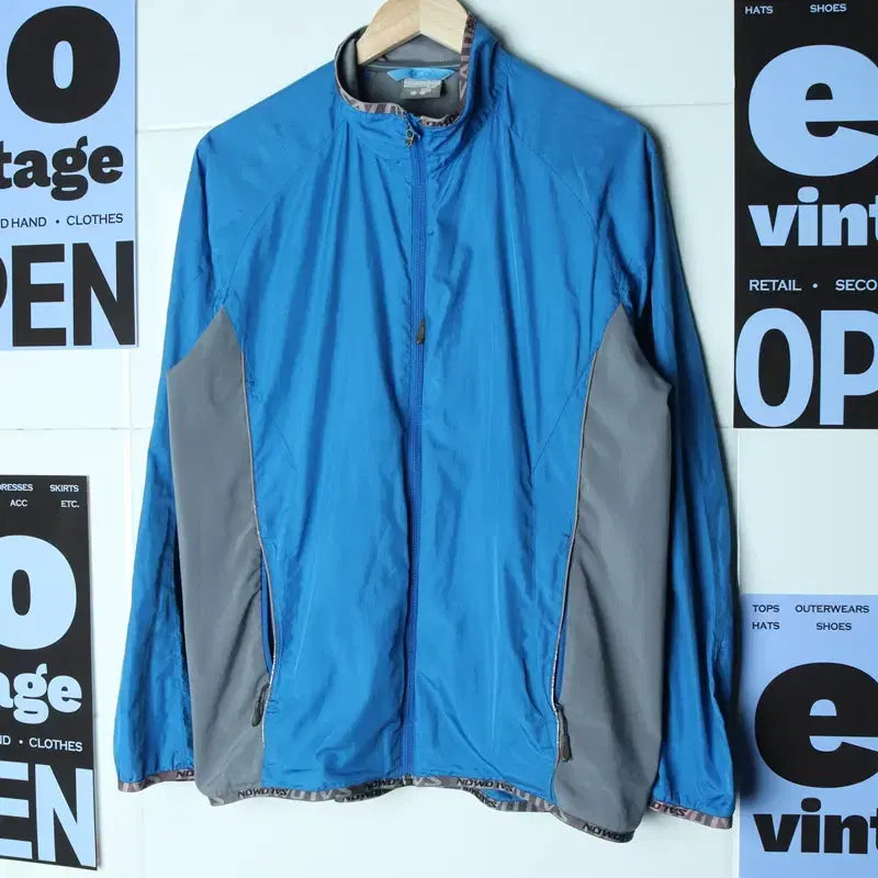 [BUNJANG] Salomon Windbreaker Jacket / (L-XL) 살로몬 집업 바람막이 점퍼자켓 사용감 기능성 경량-17760