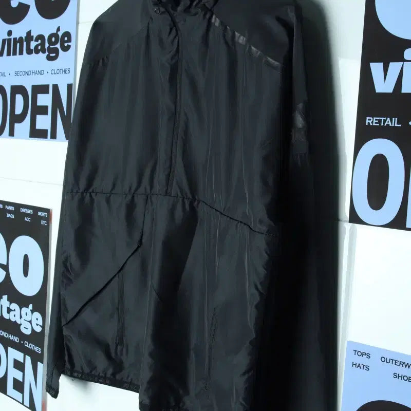 [BUNJANG] Adidas Windbreaker Jacket / (L) 아디다스 집업 바람막이 점퍼자켓 블랙 운동 러닝 런닝-17766