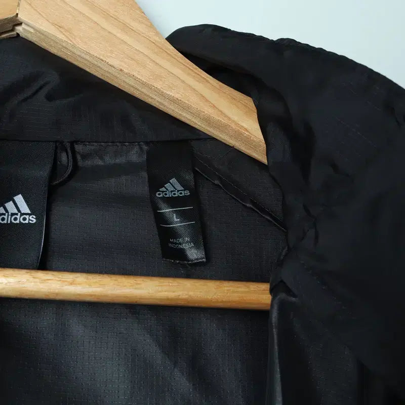 [BUNJANG] Adidas Windbreaker Jacket / (L) 아디다스 집업 바람막이 점퍼자켓 블랙 운동 러닝 런닝-17766