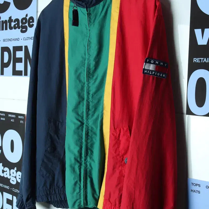 [BUNJANG] Tommy Hilfiger 90s Windbreaker Jacket / W(L) 타미힐피거 집업 바람막이 점퍼자켓 90s 년대-17771