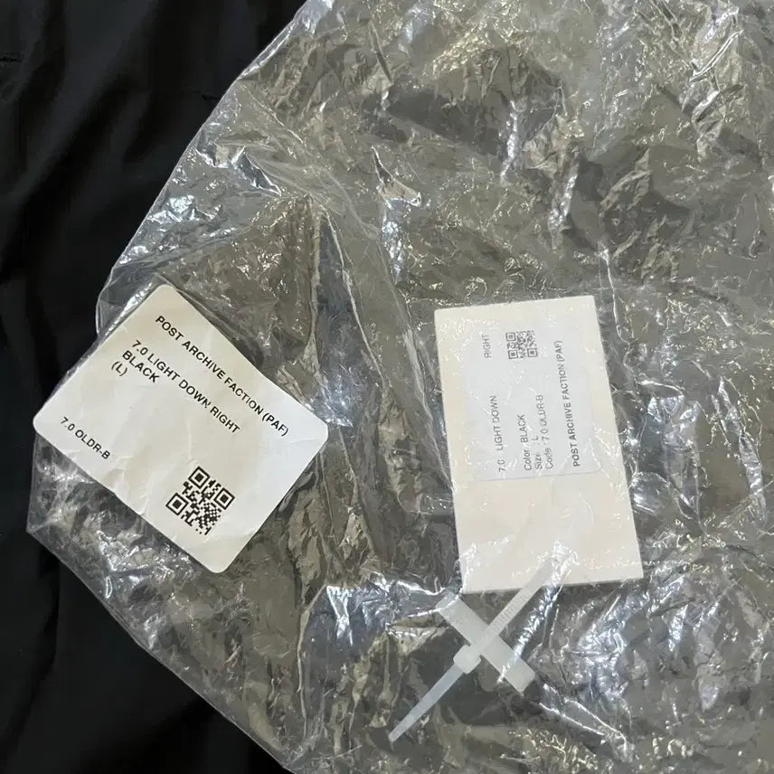 [BUNJANG] Post Archive Faction PAF 7.0 Light Down Padded Jacket / (L) PAF 7.0 라이트 다운 패딩 블랙 포스트아카이브팩션