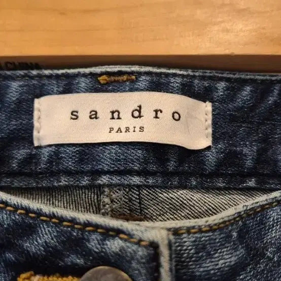 [BUNJANG] SANDRO Denim Jeans / SANDRO 샌드로 데님 청바지 데미지진
