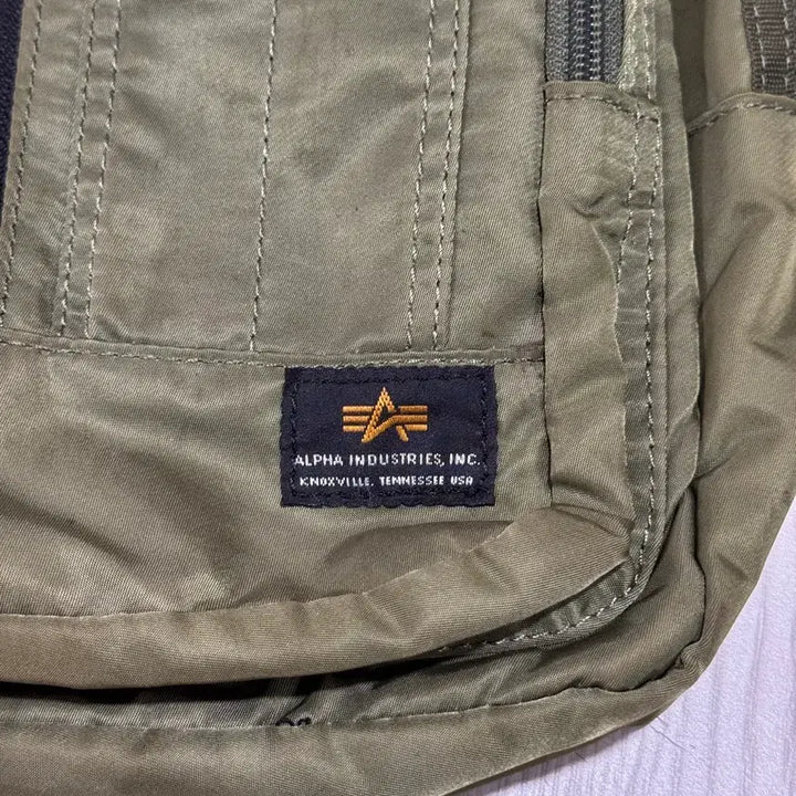 [BUNJANG] Alpha Industries Waist Bag Olive Khaki / 빈티지 알파인더스트리 웨이스트백 가방 레어템