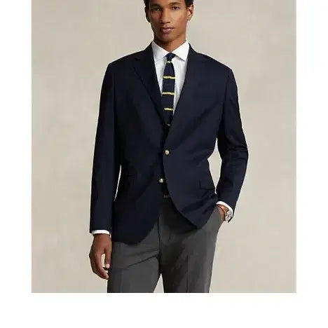 [BUNJANG] Polo Ralph Lauren Gabardine Blazer Jacket / 폴로 랄프로렌 / 개버딘 블레이저 자켓 / 42R