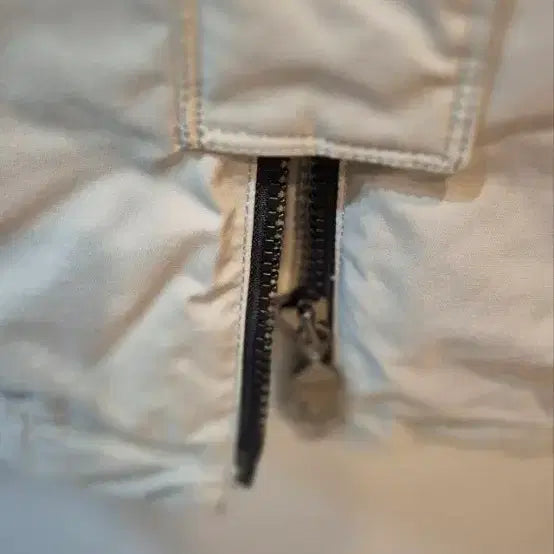[BUNJANG] Duno Ivory Hooded Down Padded Coat / 듀노 여성 패딩 코트 아이보리