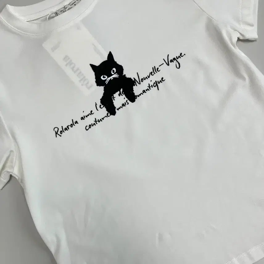 [BUNJANG] LOLAROLA Cat Friends T-Shirt / [정품/새상품] 로라로라 캣 프렌즈 티셔츠