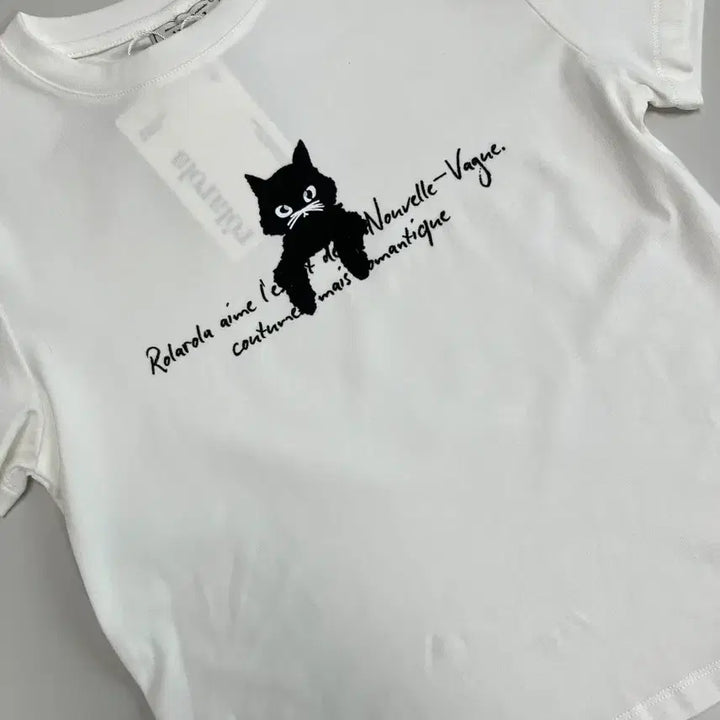 [BUNJANG] LOLAROLA Cat Friends T-Shirt / [정품/새상품] 로라로라 캣 프렌즈 티셔츠