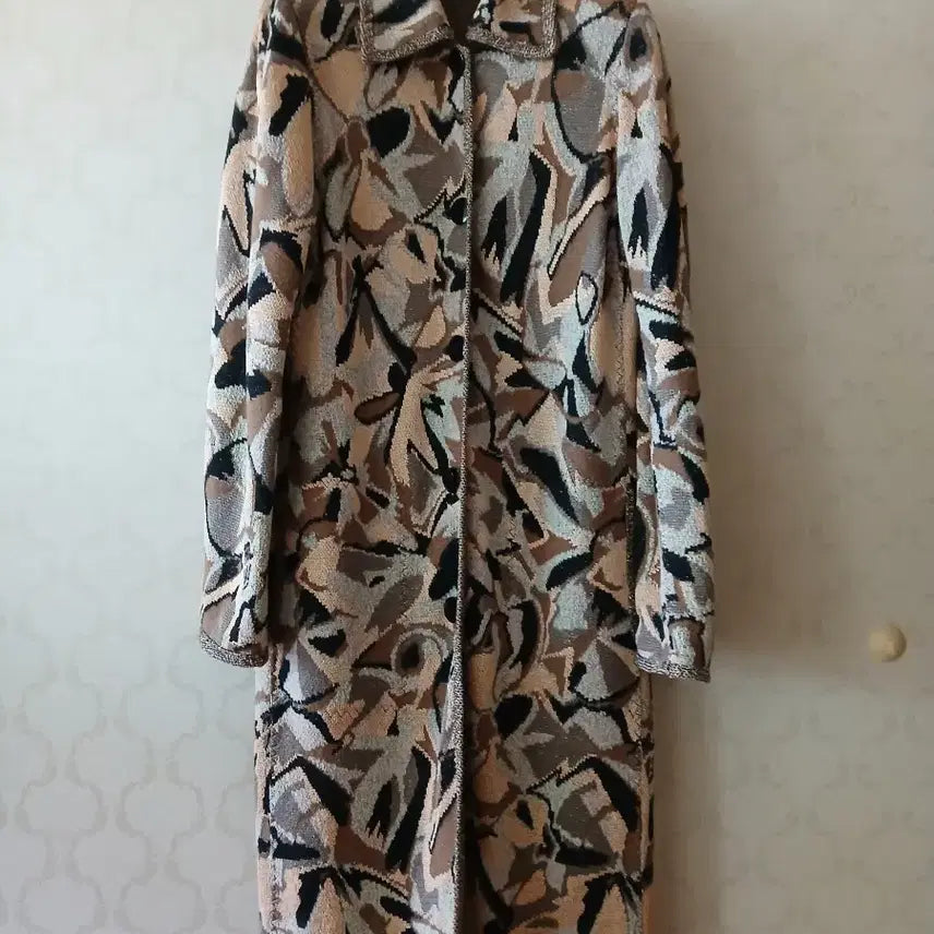 [BUNJANG] Missoni Patterned Long Knit Coat / 미쏘니 패턴 롱 코트