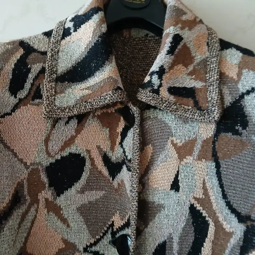 [BUNJANG] Missoni Patterned Long Knit Coat / 미쏘니 패턴 롱 코트