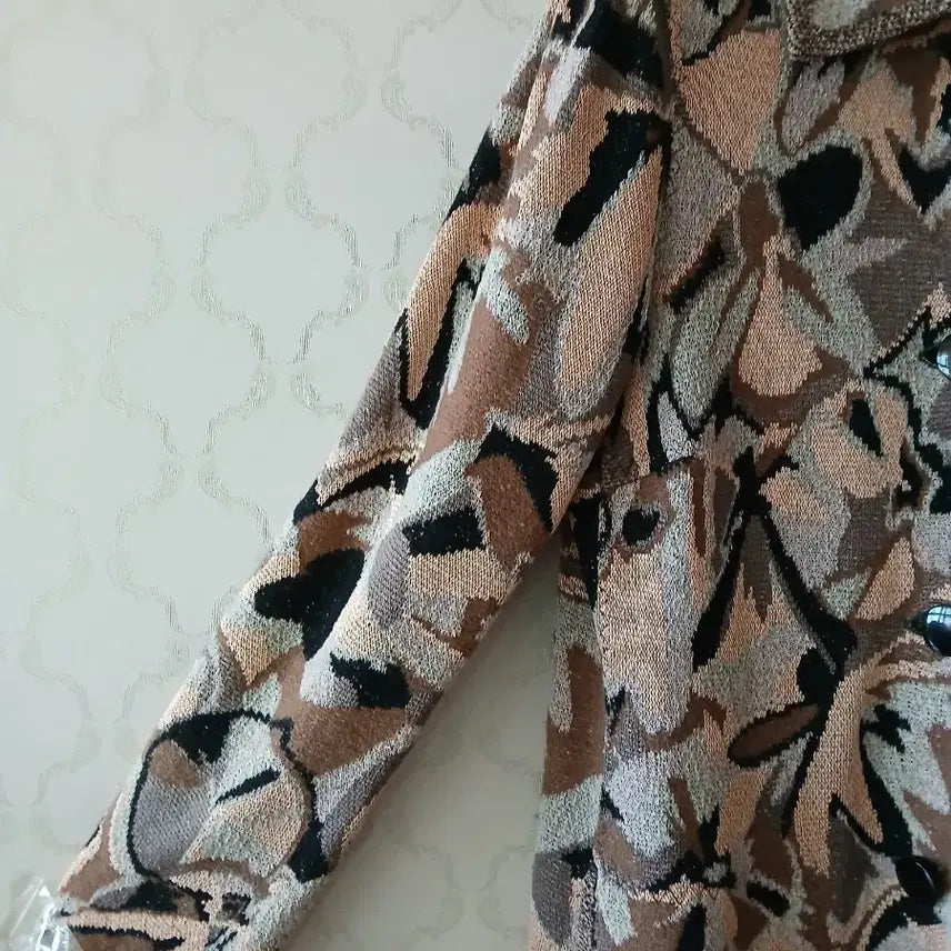 [BUNJANG] Missoni Patterned Long Knit Coat / 미쏘니 패턴 롱 코트
